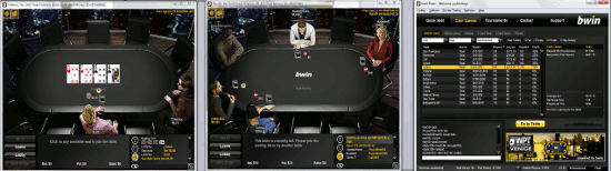 Bwin Poker Screenshots